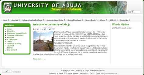 UNIABUJA Admission List Available on JAMB Website - WELCOME TO ...