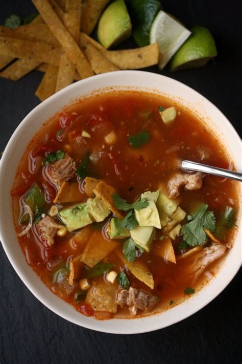 Easy Chicken Tortilla Soup Recipe Spicy Healthy Gluten Free Mexican 54136 Hot Sex Picture