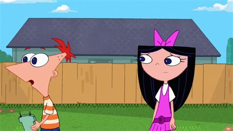 Image Phineas Walks Offscreen As Isabella Looks At Him Phineas And Ferb Wiki Fandom