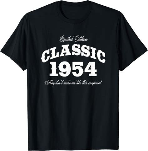 70 Year Old Vintage Classic Car 1954 70th Birthday T Shirt