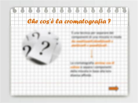 SOLUTION La Cromatografia Studypool