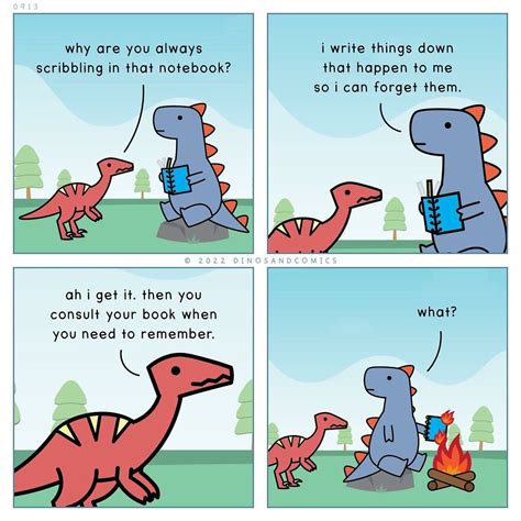 30 Honest Comics About Mental Health Illustrated With Dinosaurs New