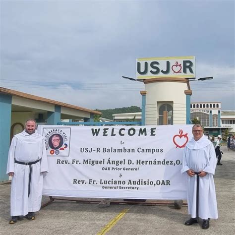 USJR Balamban welcomes Father General – Agustinos Recoletos