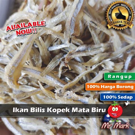 Ikan Bilis Mata Biru Kopek Borong Harga Gred A Rangup G Kg