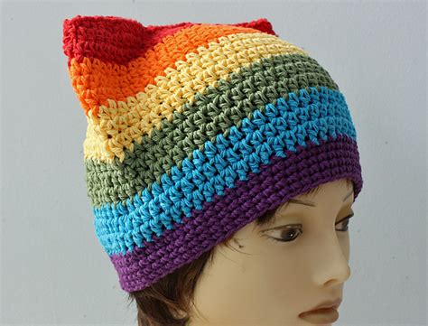 Ravelry Gay Pride Rainbow Pussy Hat Pattern By Judy Stalus