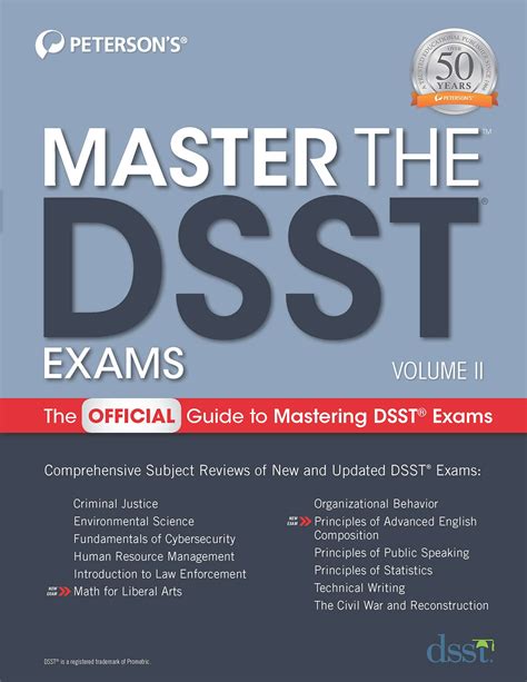 Dsst Exam Prep Guide Master The Dsst Exams Volume Ii