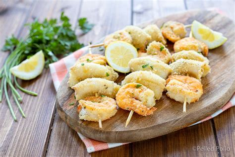 Spiedini Di Gamberi E Calamari Al Forno Ricetta Veloce E Gustosa