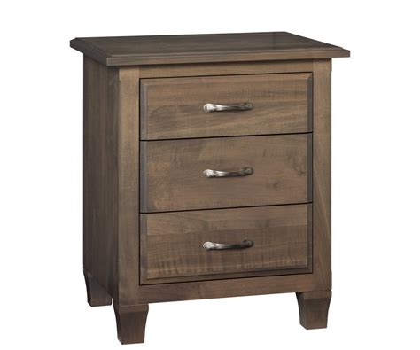 McCallister Three Drawer Nightstand Schrock S Heritage Furniture