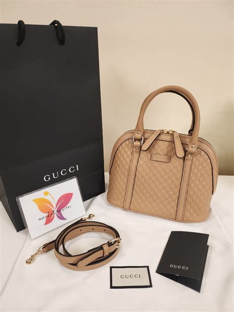 Gucci Guccissima Dome Nude Luxury Bags Wallets On Carousell