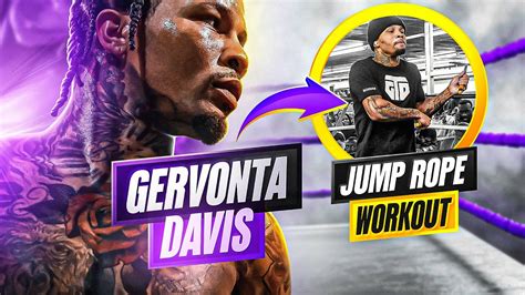 Gervonta Davis Boxing Jump Rope Workout 20 Min Youtube