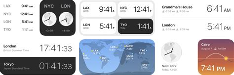 World Clock Widgets