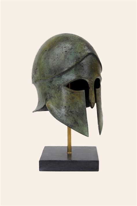 Corinthian Helmet Greek Warrior Bronze Helmet Handmade Replica Etsy