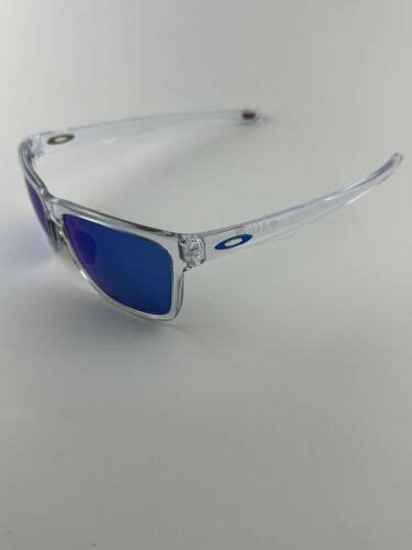 Oakley Holston Polished Clear Frame Prizm Sapphire Lens Oo9334 1358 Blue Icons Ebay