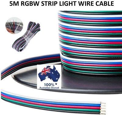 Metres Pin Rgbw Wire Flexible Extension Cable Awg Led Strip