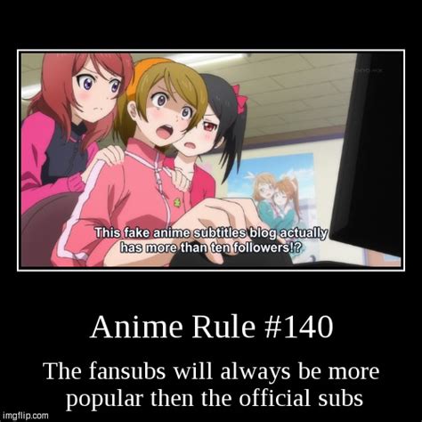 Anime Rule 140 Imgflip