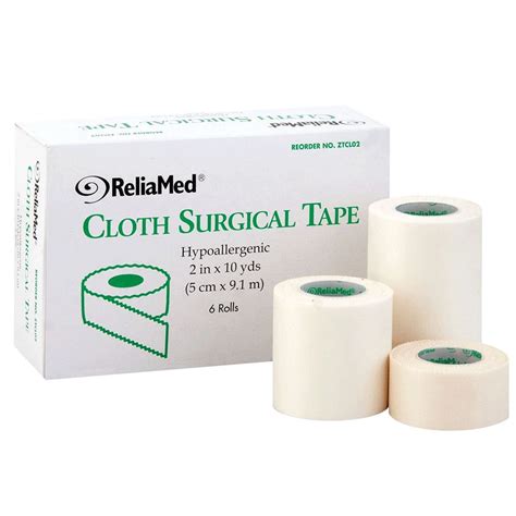 Reliamed Hypoallergenic Cloth Surgical Tape