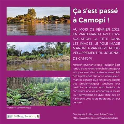 Site Isole Camopi En Action P Le Image Maroni Atelier Vid O