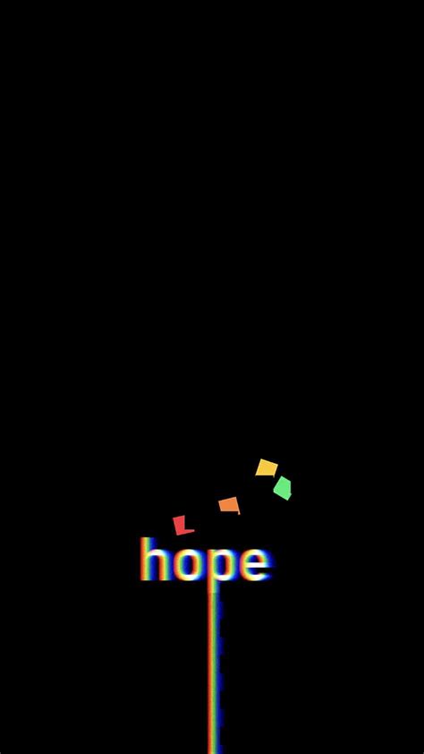 Hope Blackandblack Black Blackwall Live Text Wall Hd Phone