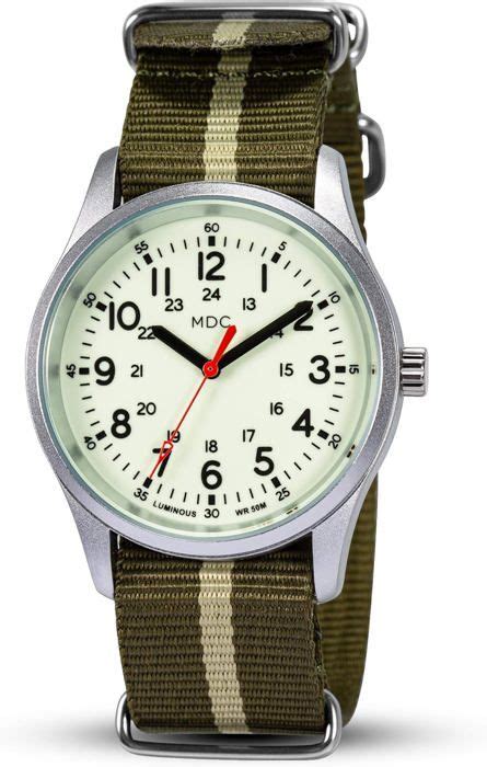 Montre Militaire MDC Pour Homme Analogique Lumineuse Tanche 5