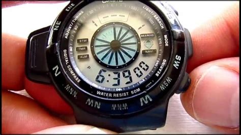 Casio CPW 100 Digital Compass | Casio, Compass watch, Casio watch