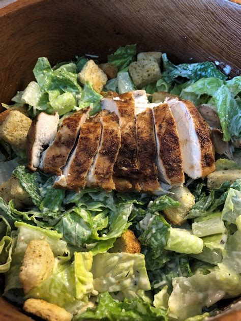 Meal Prep Blackened Chicken Caesar Salad This Crazy Home