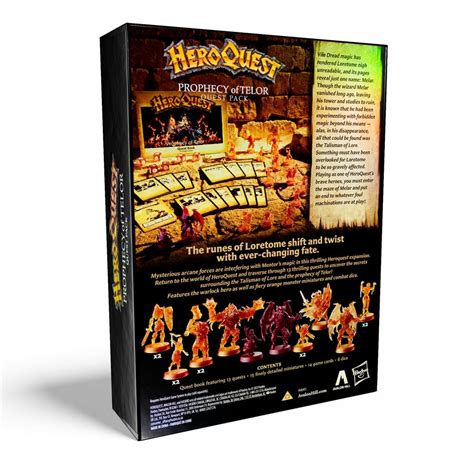 Heroquest Expansi N Del Juego De Mesa Prophecy Of Telor Quest Pack