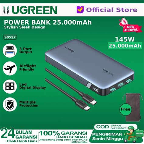 Jual Ugreen Powerbank Mah Fast Charging W Laptop Macbook