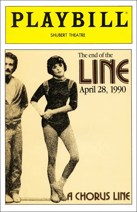 A Chorus Line Broadway Sam S Shubert Theatre 1975 Playbill