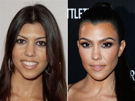 Kourtney Kardashian Before And After Kourtney Kardashian Hair