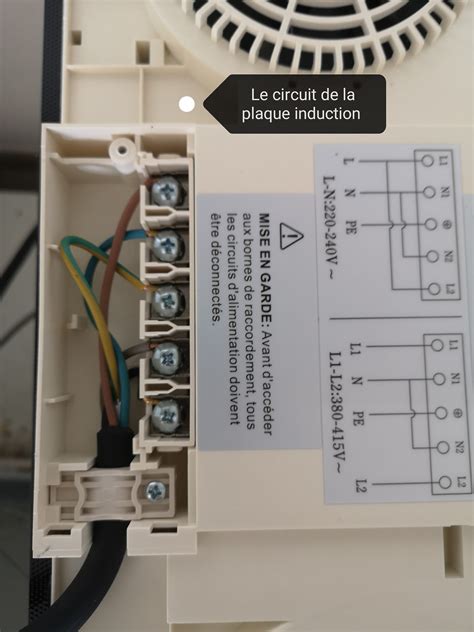 Branchement Plaque Induction