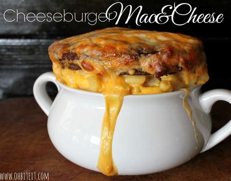 Cheeseburger Mac N Cheese Oh Bite It