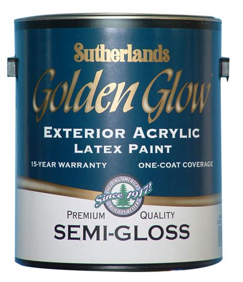 Davis Paint .41502 Golden Glow Exterior Latex Semi-Gloss Pastel Base ...