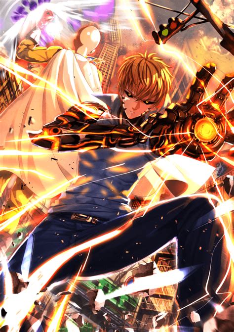 One Punch Man Genos Wallpapers Top Free One Punch Man Genos