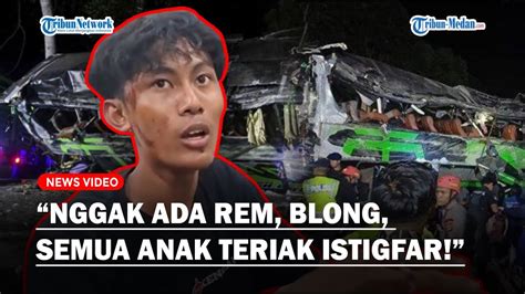 NGERI KESAKSIAN Korban Selamat Kecelakaan Bus SMK Lingga Kencana Ngga