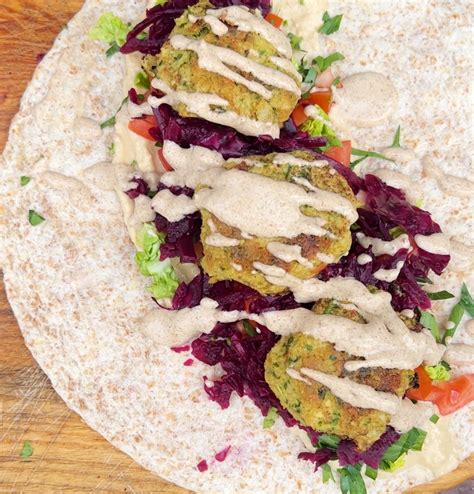 High Protein Falafel Wrap Recipes High Protein Falafel Wrap