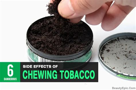 6 Dangerous Side Effects Of Chewing Tobacco You Should Know