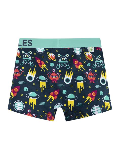 Lustige Boxershorts für Jungen Außerirdische Dedoles