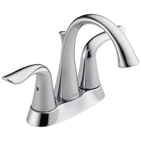 Shop Delta Lahara Chrome 2 Handle 4 In Centerset Watersense Bathroom