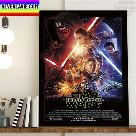 Star Wars Episode Vll The Force Awakens Home Decor Poster Canvas