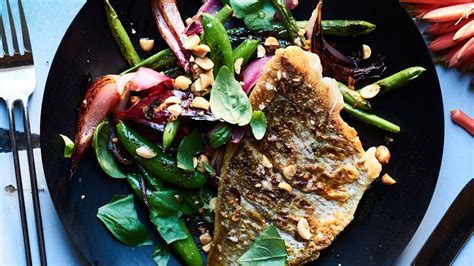 Snapper With Blistered Bean Salad And Chile Vinegar Recipe Bon Appétit