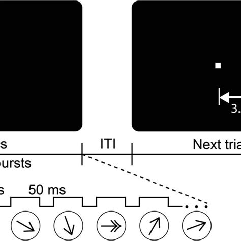 A Schematic Illustration Of The Stimuli And Example Trials Subjects Download Scientific