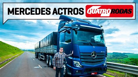 Dirigimos O Mercedes Actros O Caminhão Mais Tecnológico Do Brasil Quatro Rodas Youtube