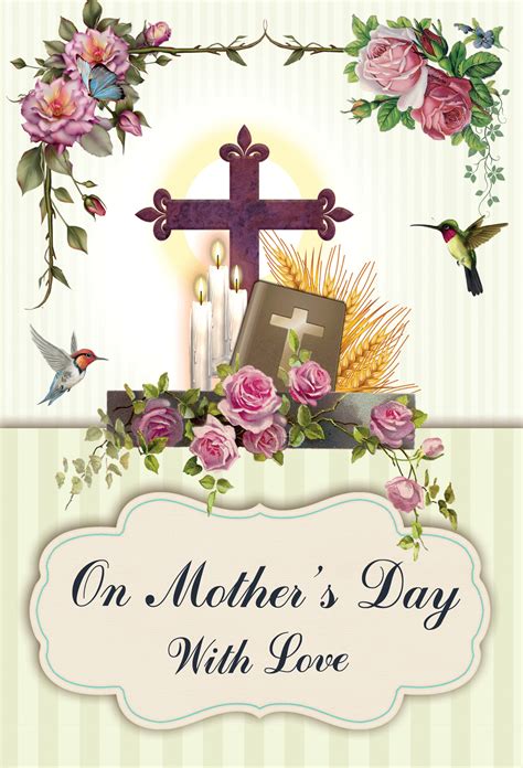 Mothers Day Religious Cards Md16 Pack Of 12 2 Designs