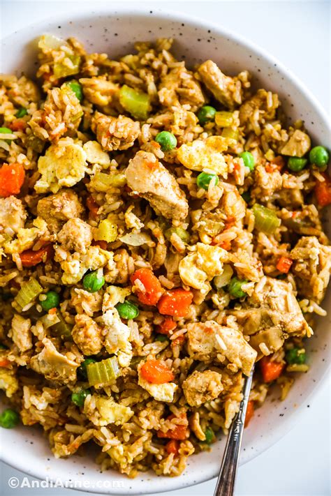 Instant Pot Chicken Fried Rice The Pink Brain