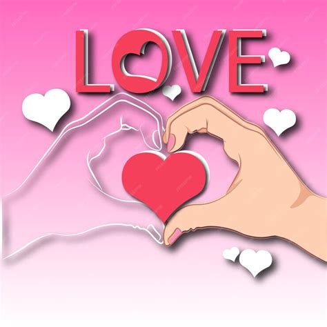 Premium Vector Hands Heart Love 1