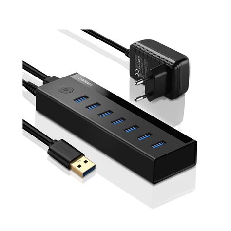 UGREEN US219 7 az 1 ben adapter USB elosztó 7x USB3 0 szürke US219