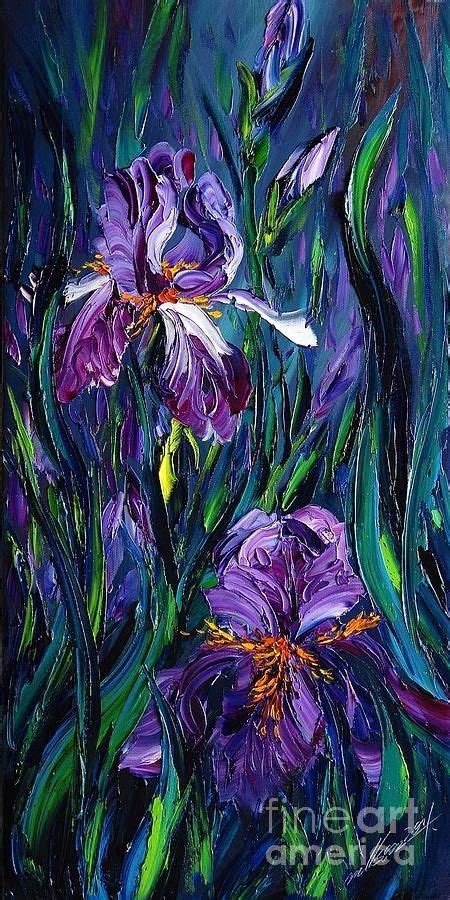 Pin By Rebecca Hermosillo On Flower Painting In 2024 Iris Painting