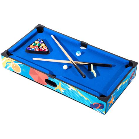 Raychee 27in Mini Pool Table Set Tabletop Portable Billiards Game