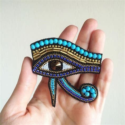 Evil Eye Beaded Brooch Boho Jewelry Teardrop Charm Brooch Evil Eye