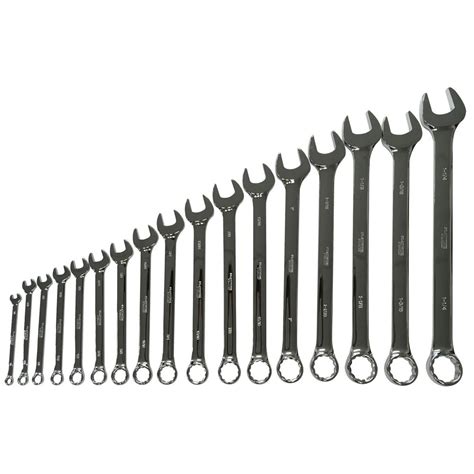 Platinum Tools Plt 99550 17 Pc Professional Sae Long Pattern Wrench Set